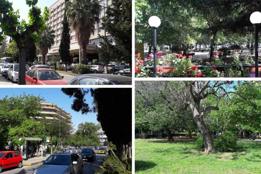 Elegant & Charming Apt. In The Hilton Area Apartment Athena Bagian luar foto